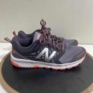 New Balance Nitrel Shoes Womens Size 10.5 Gray Orange All Terrain Trail Running